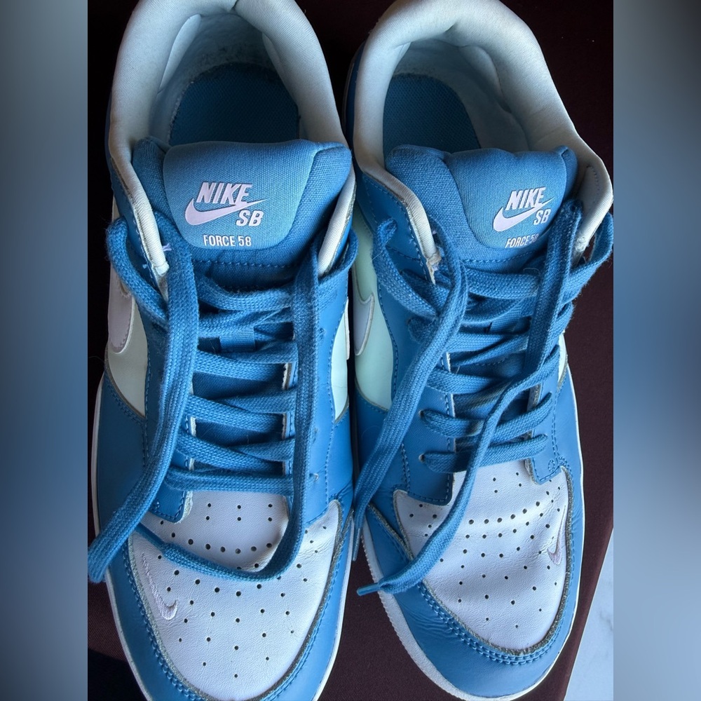 Nike SB Force 58 Blue & White Size 13